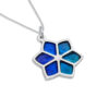 Nature Inspired Gold Star of David Pendant