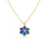 Nature Inspired Gold Star of David Pendant