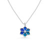 Nature Inspired Gold Star of David Pendant