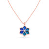 Nature Inspired Gold Star of David Pendant