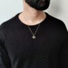 Lustrous 14K Gold Chai Pendant with Diamonds