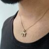 Lustrous 14K Gold Chai Pendant with Diamonds
