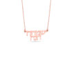 Two Names Personalized Gold Pendant