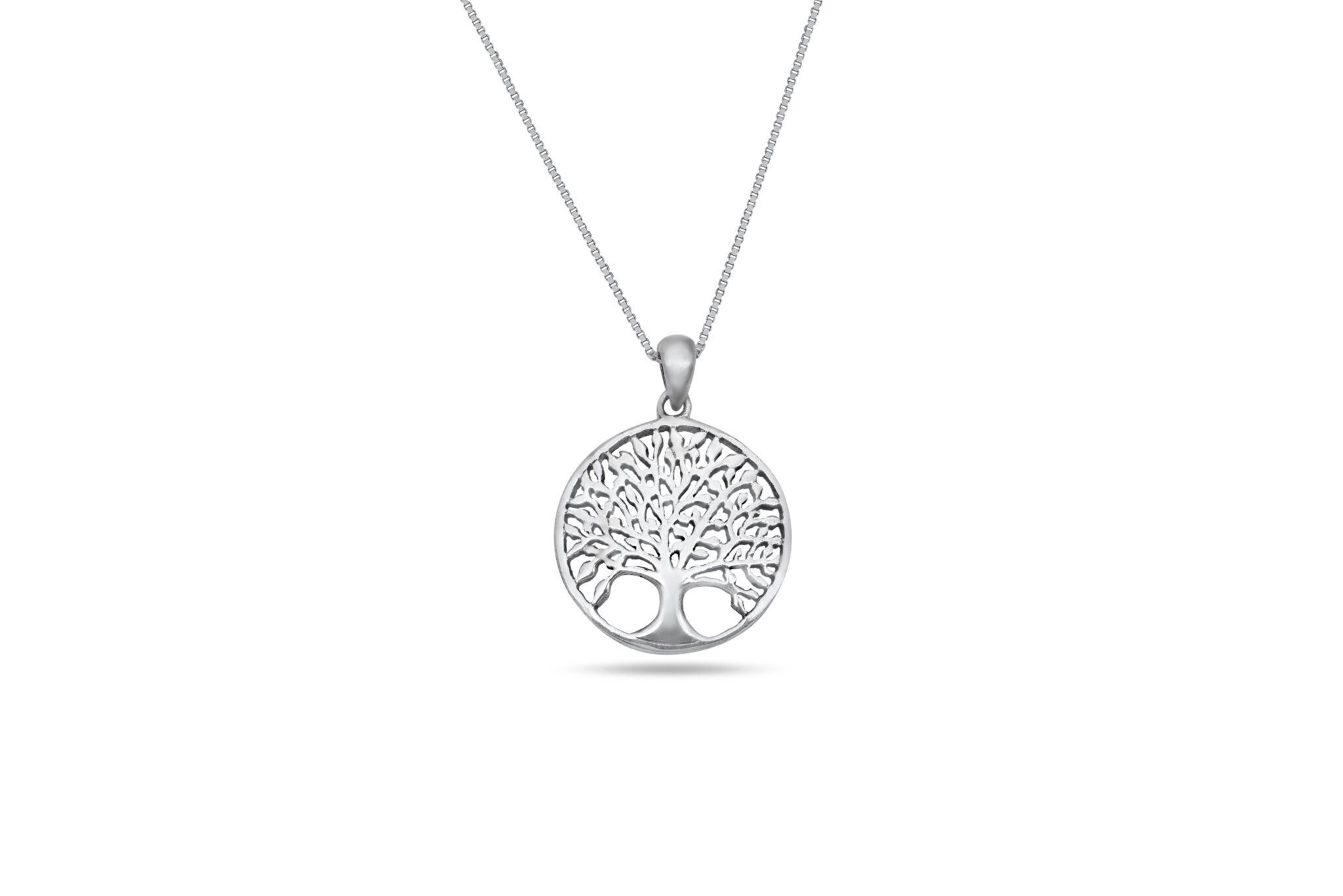 Tree of Life Cut-Out Gold Pendant