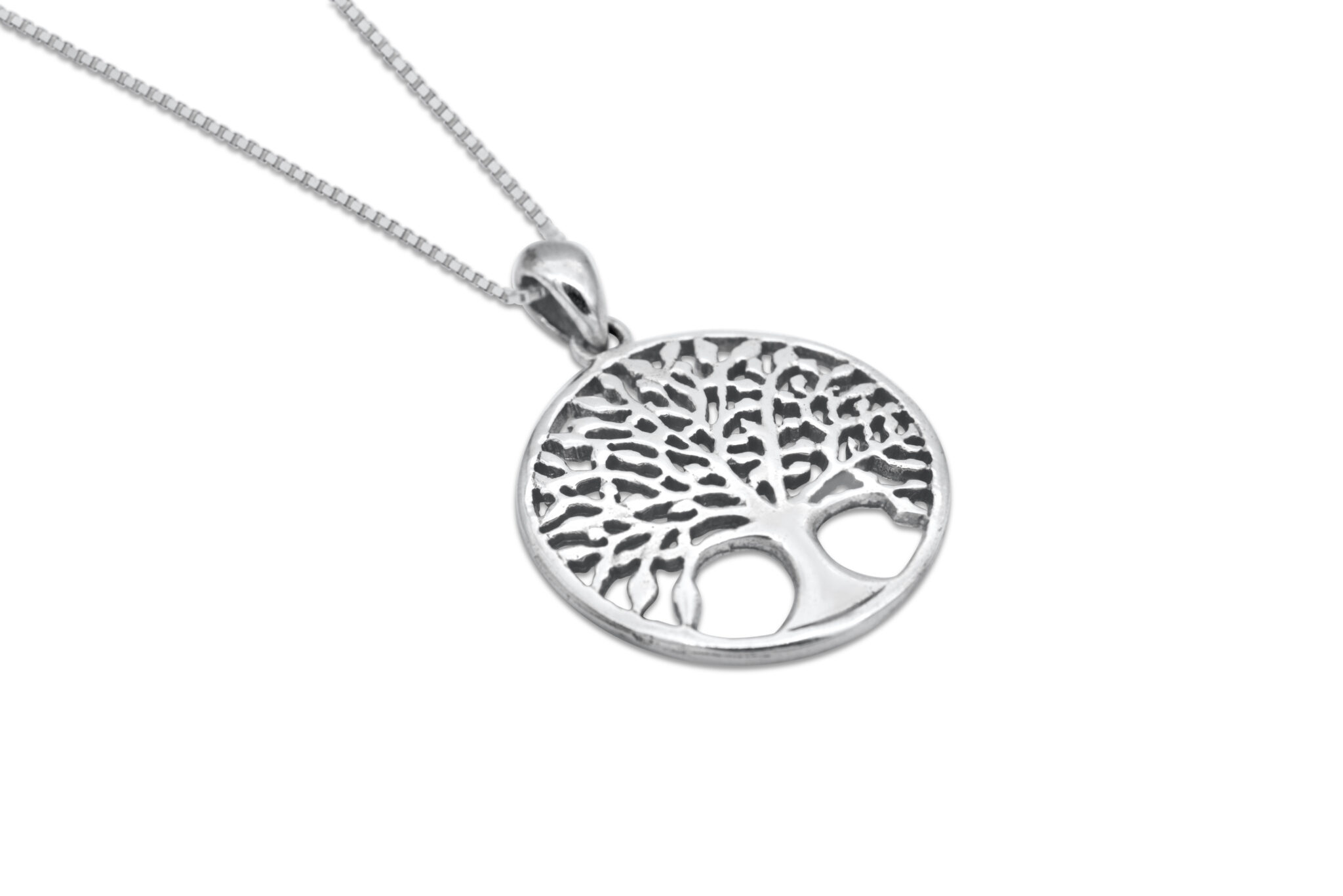Tree of Life Cut-Out Gold Pendant