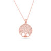 Tree of Life Cut-Out Gold Pendant