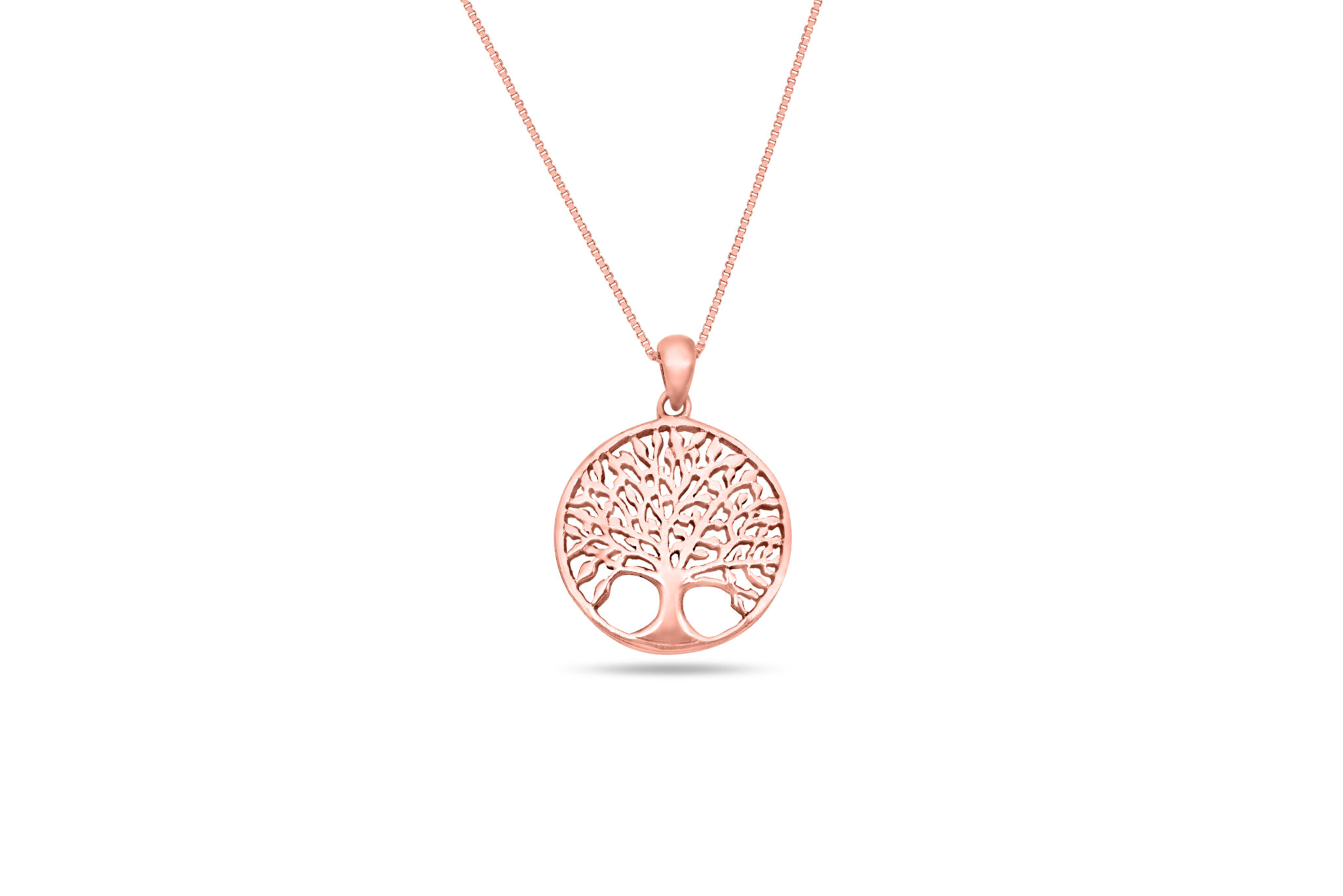 Tree of Life Cut-Out Gold Pendant