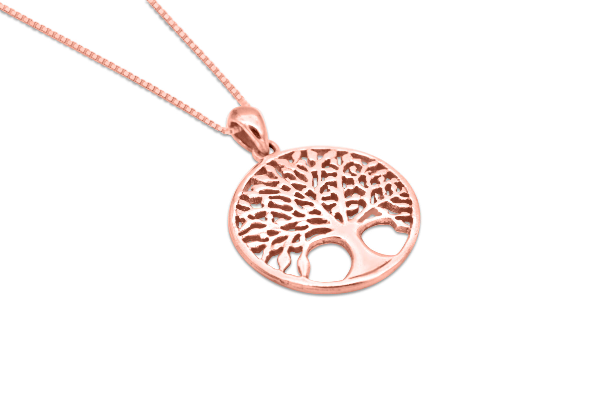 Tree of Life Cut-Out Gold Pendant