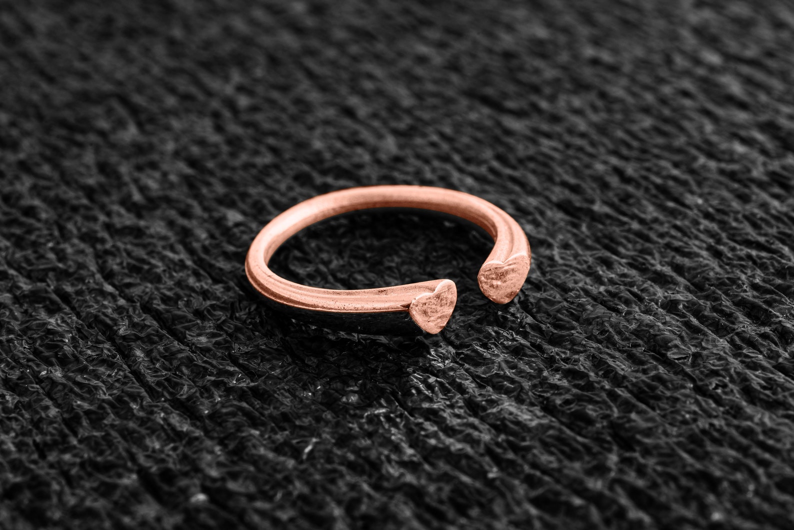 Heart Shaped Gold Special Ring