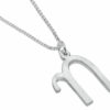 Round-Shaped Chai Sterling Silver Necklace