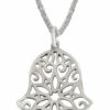 Elegant 925 Sterling Silver Hamsa Necklace