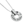 Ani Ledodi Silver Necklace Ring-Shaped