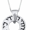 Ani Ledodi Silver Necklace Ring-Shaped