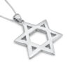 Huge Silver Star of David Pendant