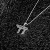 Sterling Silver Chai Pendant with Am Israel Lettering