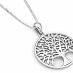 Medium-Sized Tree of Life Silver Pendant
