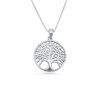 Medium-Sized Tree of Life Silver Pendant