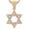 Stuning Star of David Pendant- Diamond/Gold