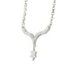 Sparkling Necklace Gold Star of David Diamond 14k yellow