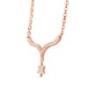 Sparkling Necklace Gold Star of David Diamond 14k yellow