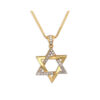 Mid Size Magen David Diamonds White Gold Pendant