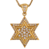 Phenomenal Star of David Pendant- Diamond/Gold