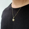 Phenomenal Star of David Pendant- Diamond/Gold