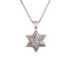 Phenomenal Star of David Pendant- Diamond/Gold