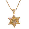 Phenomenal Star of David Pendant- Diamond/Gold