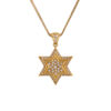 Phenomenal Star of David Pendant- Diamond/Gold