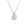 Yellow Gold Modern Star of David Necklace with Diamond