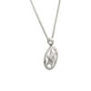 Yellow Gold Modern Star of David Necklace with Diamond