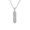 Modern Gold Mezuzah/Torah Scroll Pendant