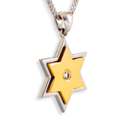 Remarkable Star of David Pendant- Diamond/Gold
