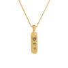 Magical Gold Mezuzah Scroll Pendant