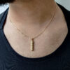 Magical Gold Mezuzah Scroll Pendant