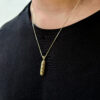 Beautiful Gold Mezuzah Pendant