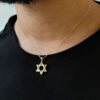 Amazing White Gold Star of David Pendant