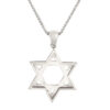Amazing White Gold Star of David Pendant