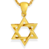 Incredible Gold Star of David Pendant