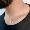 Incredible Gold Star of David Pendant
