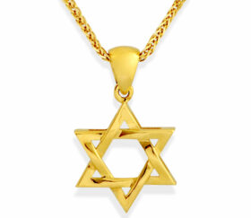 Incredible Gold Star of David Pendant