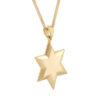 Amazing Jerusalem- Star of David Pendant- Gold