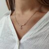 Women’s Diamond Chai Necklace Made From 14K Soild Gold
