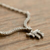 Women’s Diamond Chai Necklace Made From 14K Soild Gold
