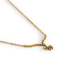 Women’s Diamond Chai Necklace Made From 14K Soild Gold