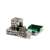Sterling Silver Personalized Blue Enamel Color Tefillin Cases