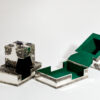 Luxurious Filigree and Stones Sterling Silver Tefillin Covers