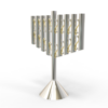 Special Modern Large Chabad Menorah from Sterling Silver