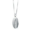 Sterling Silver Modern Round Shape Chai Pendant
